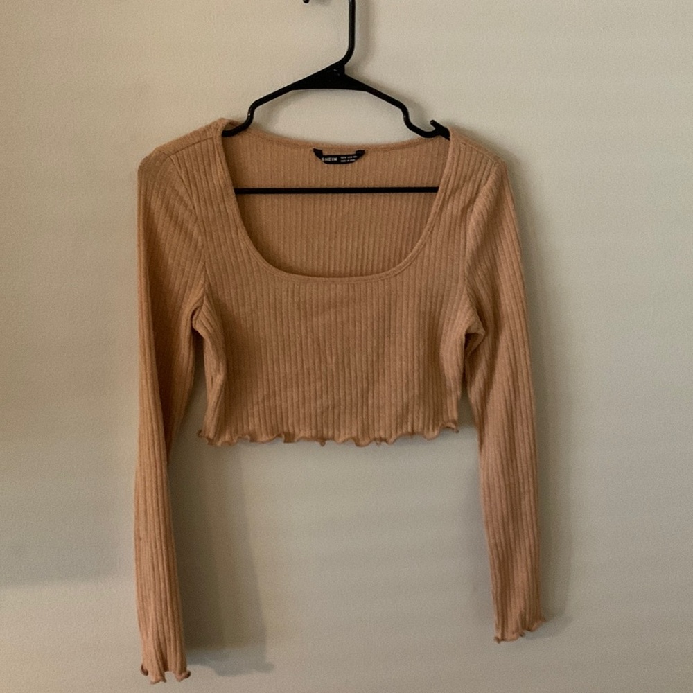 brown scoop next crop top